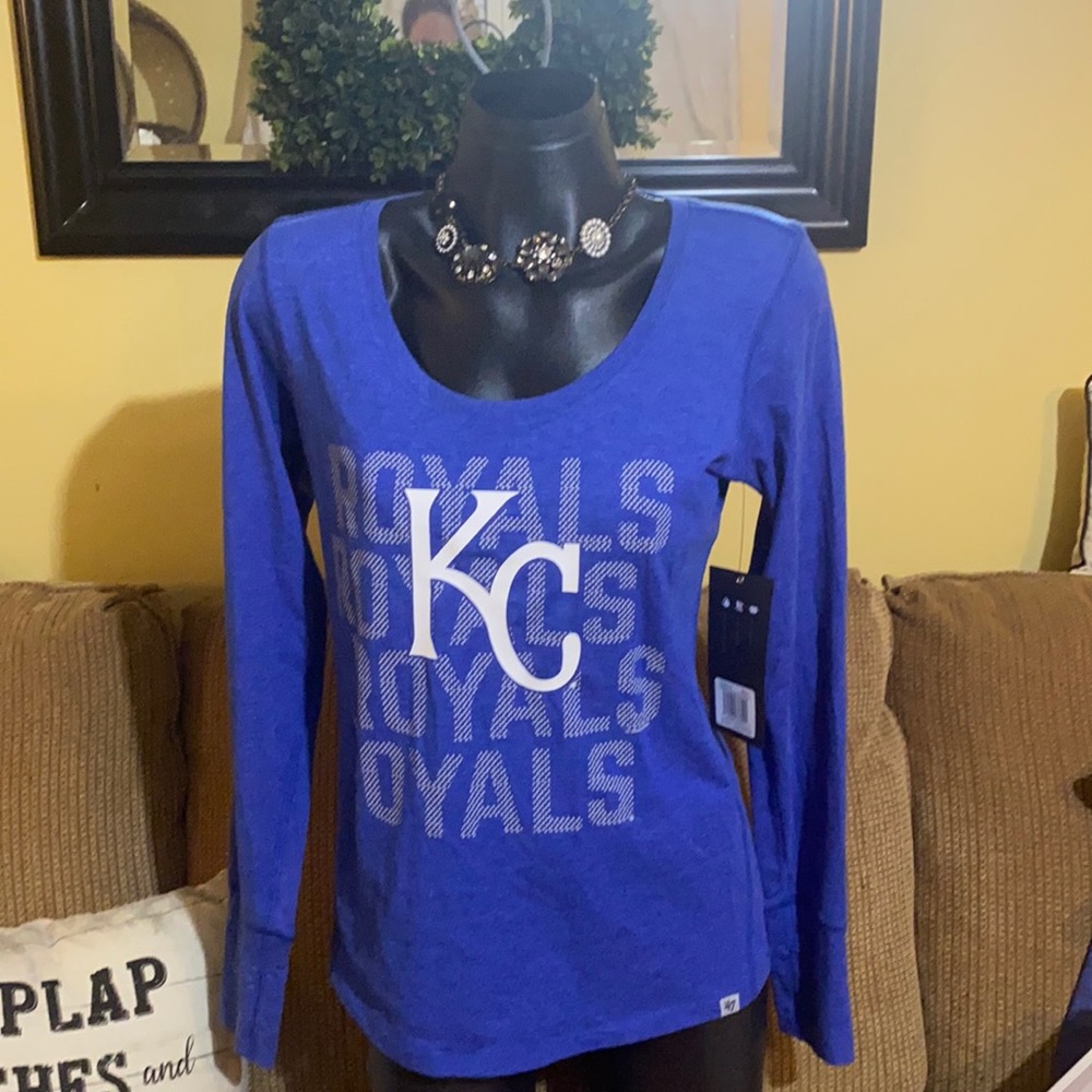 New with tags KC Royals long  sleeve shirt.